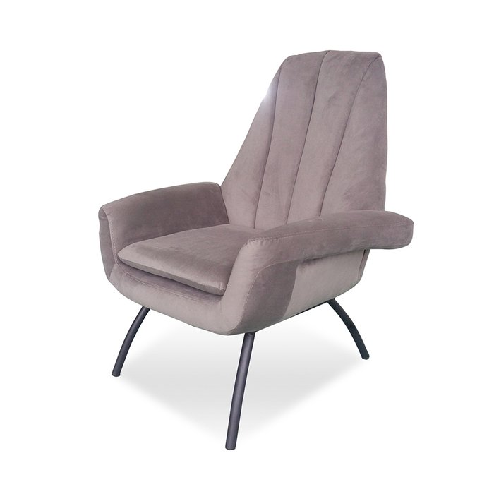 Кресло Бардокс серого цвета - купить Интерьерные кресла по цене 86000.0