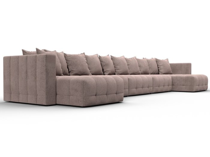 Угловой диван-кровать Лига 052 МегаЛонг темно-бежевого цвета - лучшие Угловые диваны в INMYROOM Угловой диван-кровать Лига 052 МегаЛонг темно-бежевого цвета - лучшие Угловые диваны в INMYROOM