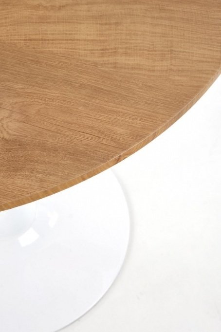 Обеденный стол Sting бело-коричневого цвета - купить Обеденные столы по цене 13783.0