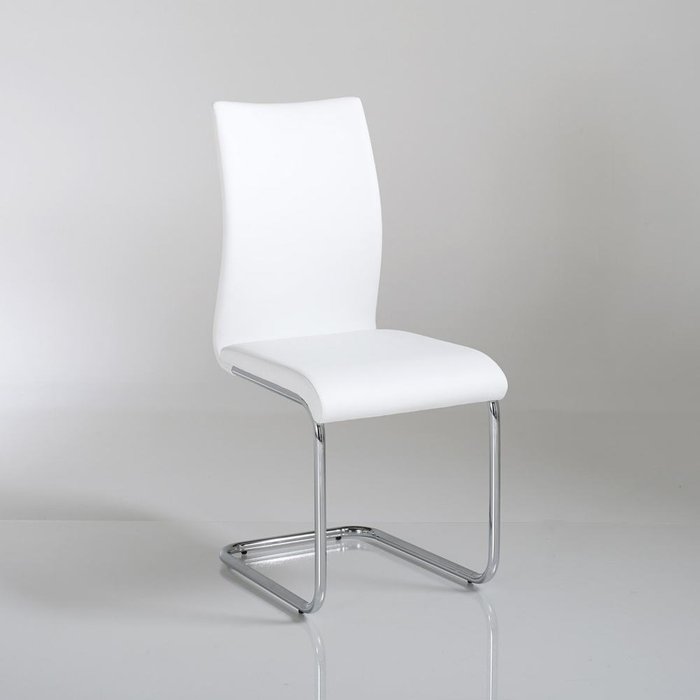 Комплект из двух стульев Newark белого цвета - лучшие Обеденные стулья в INMYROOM