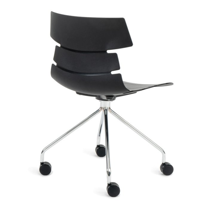 Набор из двух офисных стульев Hansen черного цвета - лучшие Офисные кресла в INMYROOM