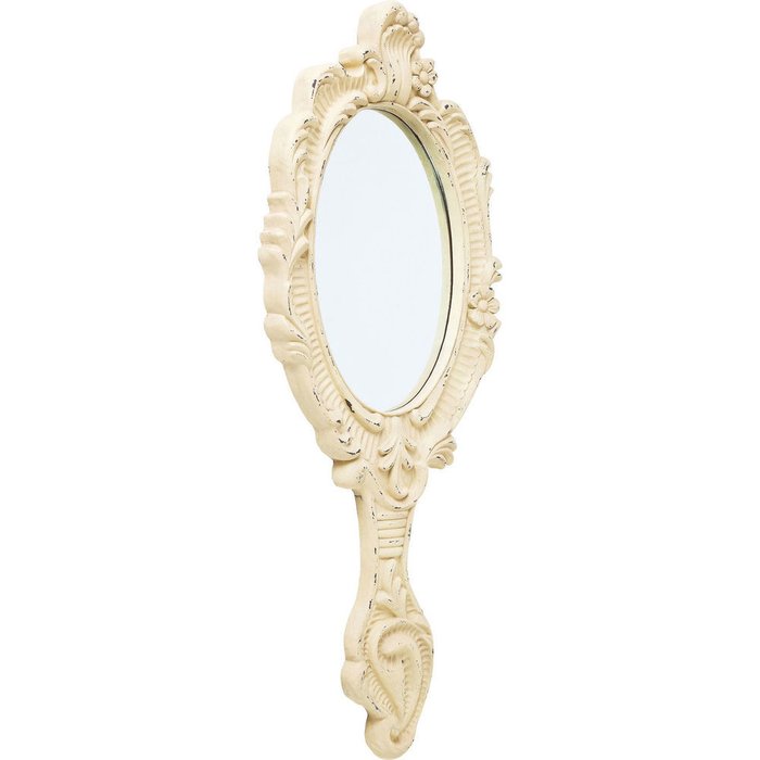 Зеркало Make Up белого цвета - купить Настенные зеркала по цене 29300.0
