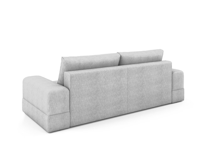 Угловой раскладной диван Elke левый светло-серого цвета - лучшие Угловые диваны в INMYROOM