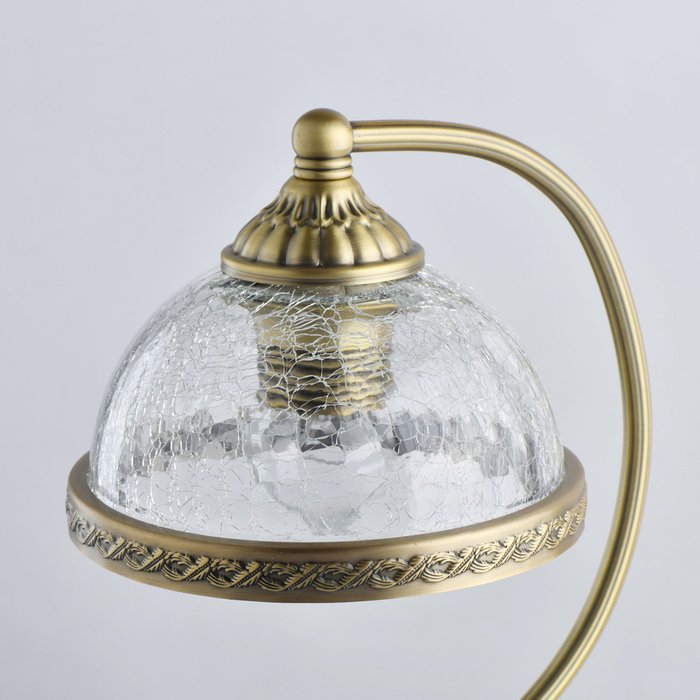 Настольная лампа Аманда с прозрачным плафоном - лучшие Настольные лампы в INMYROOM