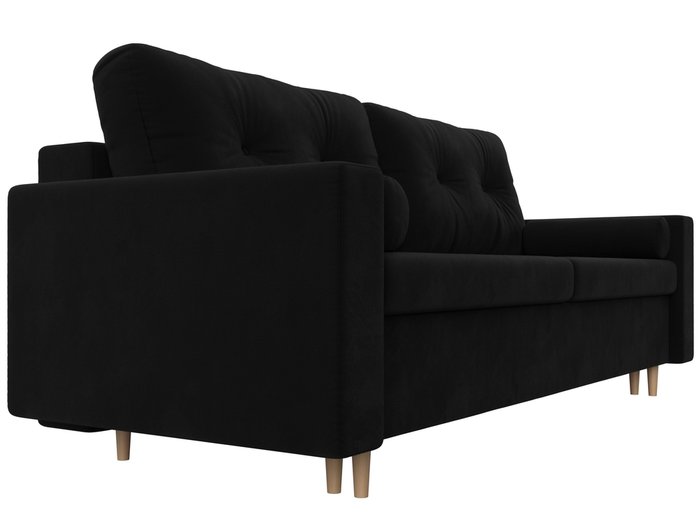 Прямой диван-кровать Белфаст черного цвета (тик-так) - лучшие Прямые диваны в INMYROOM