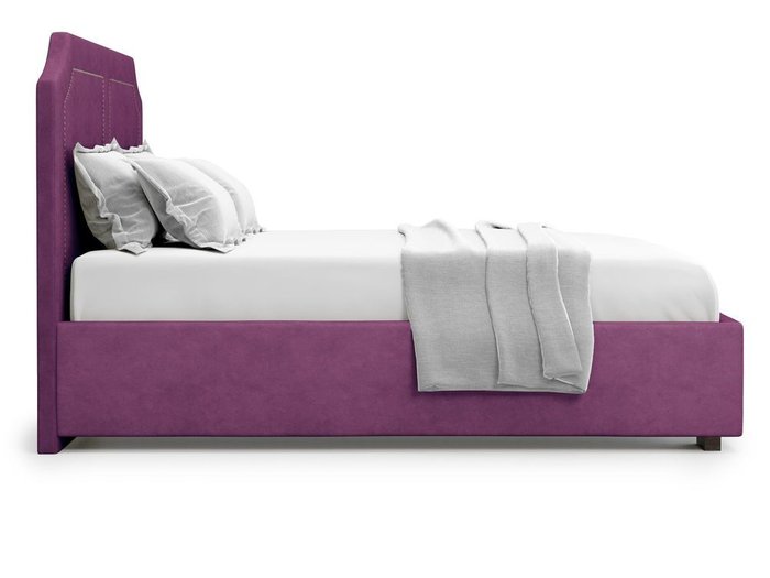 Кровать с подъемным механизмом Lago 160х200 фиолетового цвета - лучшие Кровати для спальни в INMYROOM
