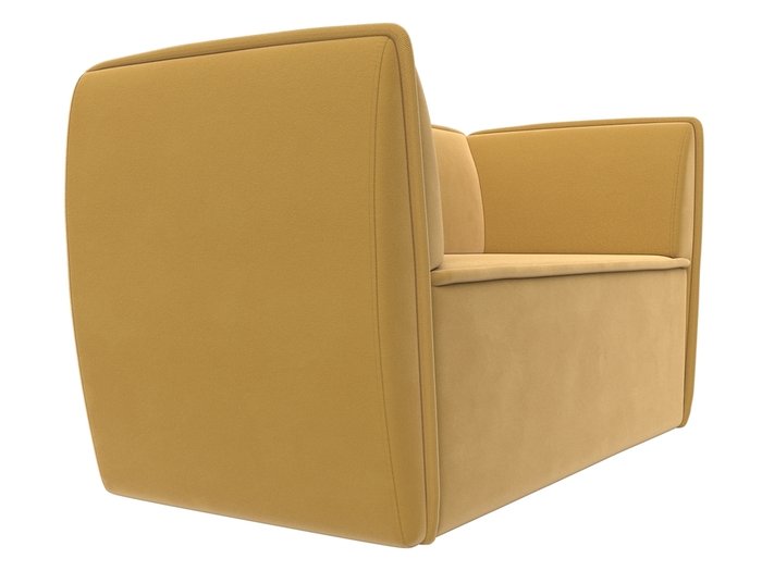 Прямой диван Бергамо желтого цвета - лучшие Прямые диваны в INMYROOM