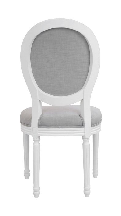 стул с мягкой обивкой Miro white+grey - лучшие Обеденные стулья в INMYROOM