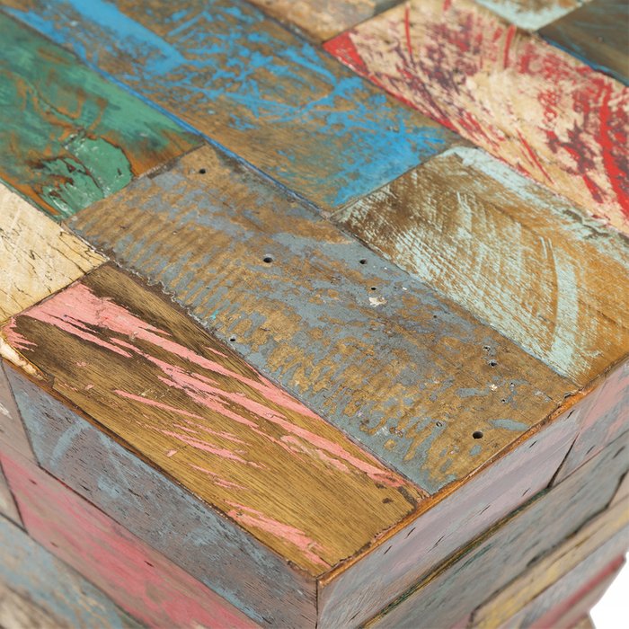 Стул Wooden stool Multicolor - лучшие Обеденные стулья в INMYROOM