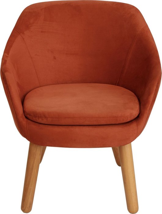 Кресло София Elixir терракотового цвета - лучшие Интерьерные кресла в INMYROOM