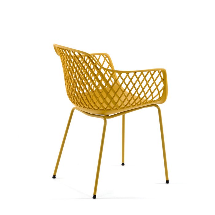Стул Quinn Yellow желтого цвета - лучшие Обеденные стулья в INMYROOM