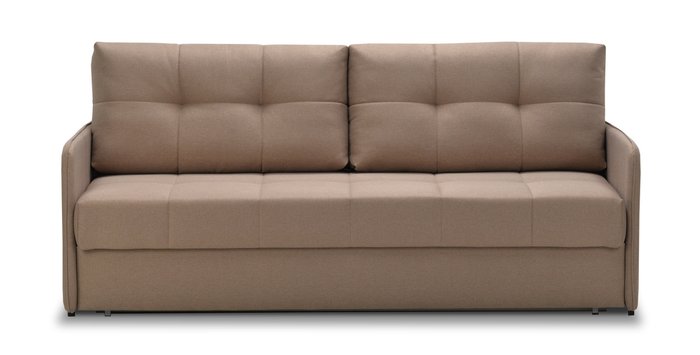 Прямой диван-кровать Даллас темно-бежевого цвета