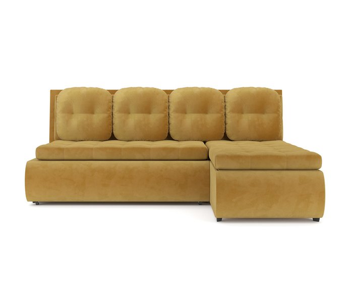 Угловой диван-кровать Кормак желтого цвета - купить Угловые диваны по цене 38390.0