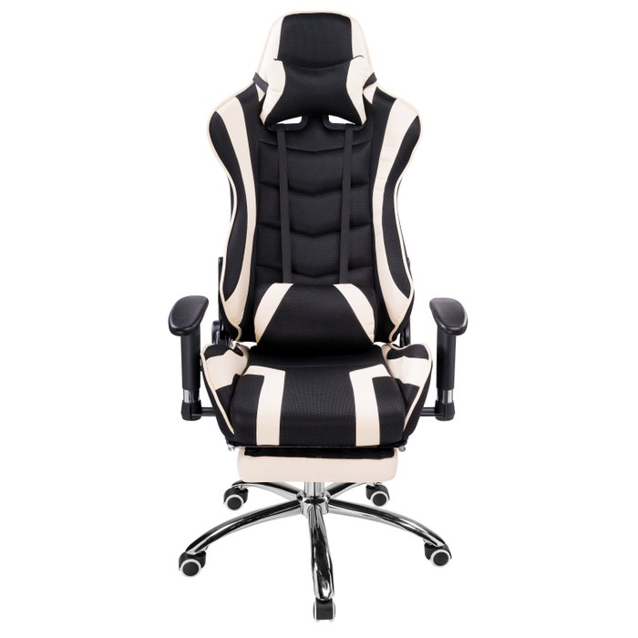 Компьютерное кресло Kano черно-кремового цвета - лучшие Офисные кресла в INMYROOM