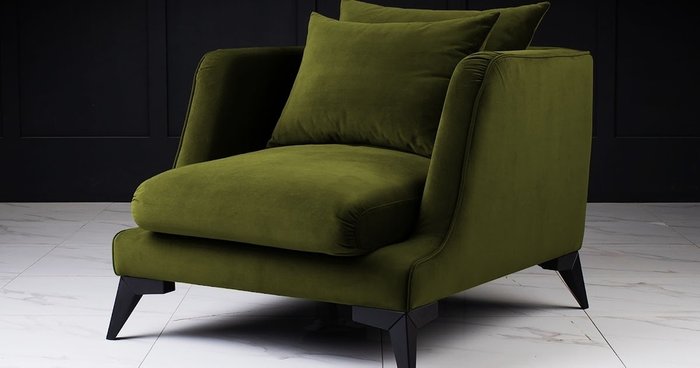 Кресло Dimension simple зеленого цвета - купить Интерьерные кресла по цене 49900.0