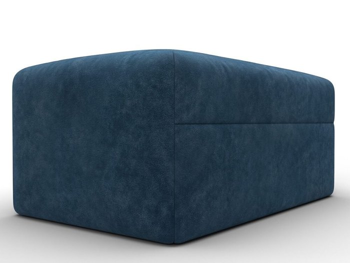 Пуф Лига-060 синего цвета - лучшие Пуфы в INMYROOM Пуф Лига-060 синего цвета - лучшие Пуфы в INMYROOM