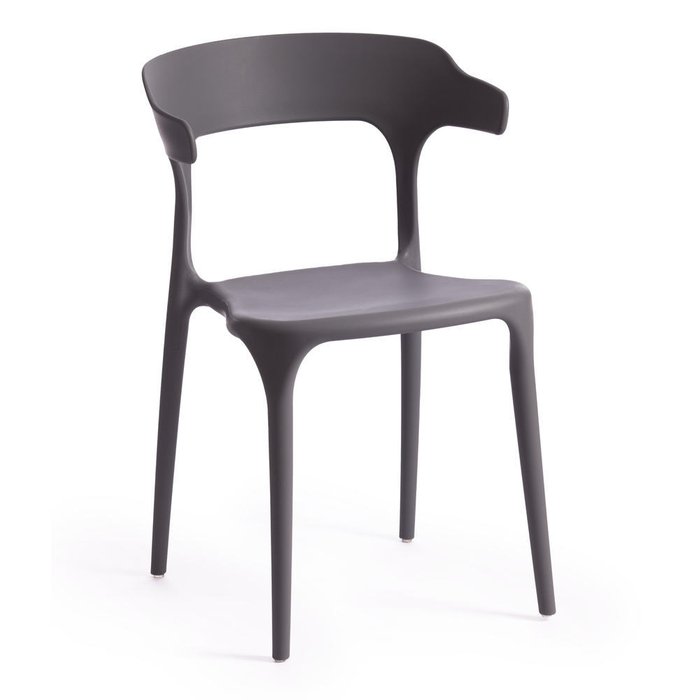 Набор из четырех стульев Ton серого цвета - купить Обеденные стулья по цене 11080.0