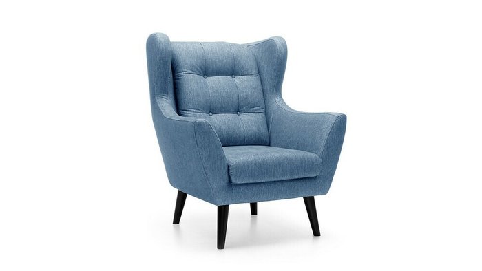Кресло Ньюкасл синего цвета - лучшие Интерьерные кресла в INMYROOM
