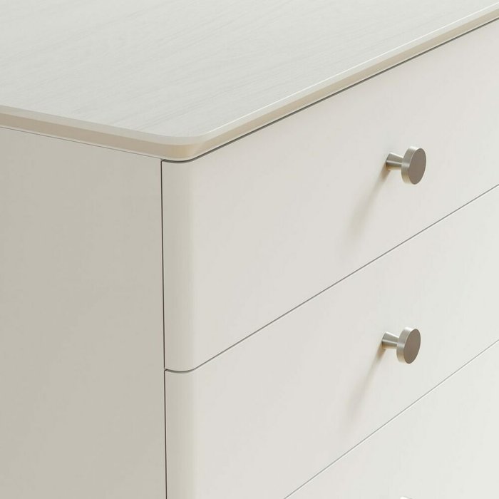 Высокий комод Crystal CR002 ванильного цвета - лучшие Комоды в INMYROOM Высокий комод Crystal CR002 ванильного цвета - лучшие Комоды в INMYROOM