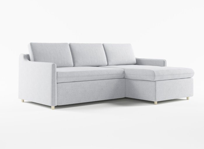 Угловой диван-кровать Tom серого цвета - лучшие Угловые диваны в INMYROOM