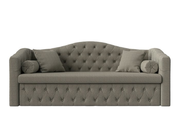 Прямой диван-кровать Мечта серо-бежевого цвета - купить Прямые диваны по цене 48999.0