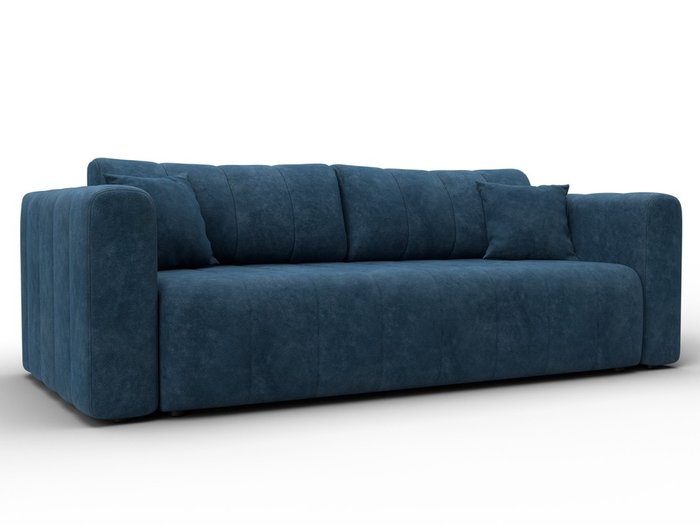 Диван-кровать Лига-062 синего цвета Диван-кровать Лига-062 синего цвета