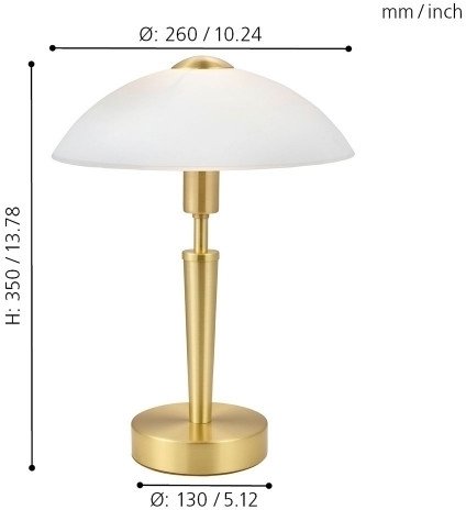 Настольная лампа Solo 1 87254 (стекло, цвет белый) - лучшие Рабочие лампы в INMYROOM