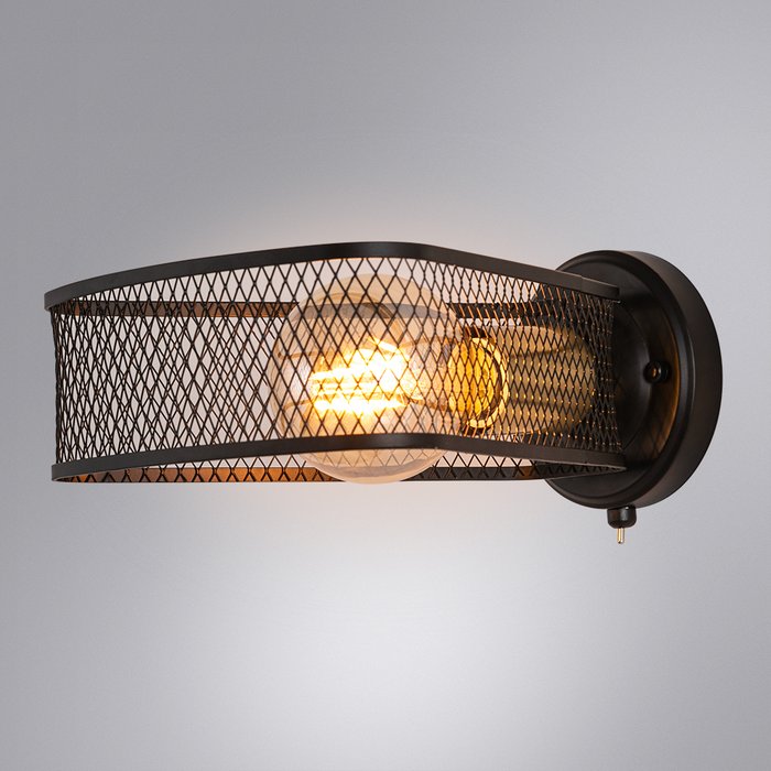 Бра Arte Lamp MAASYM A7044AP-1BK - купить Бра и настенные светильники по цене 2990.0