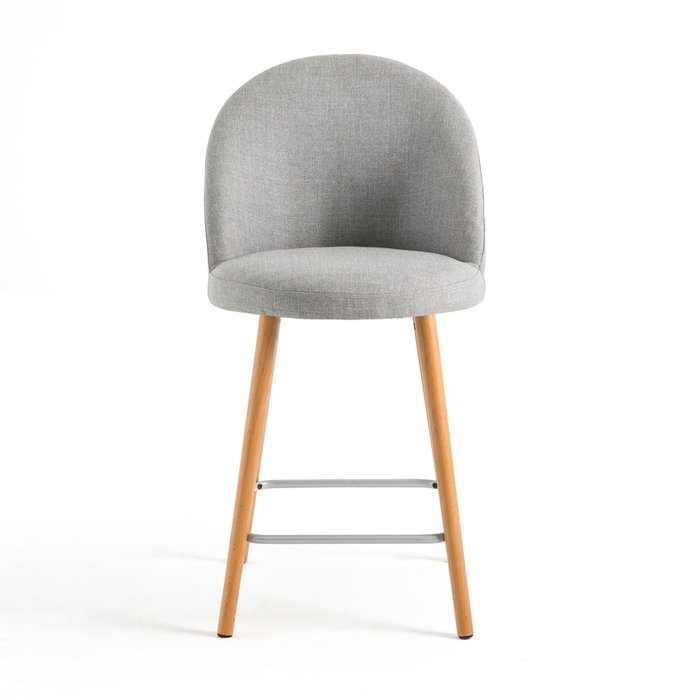 Полубарный стул Quilda серого цвета - купить Барные стулья по цене 15672.0