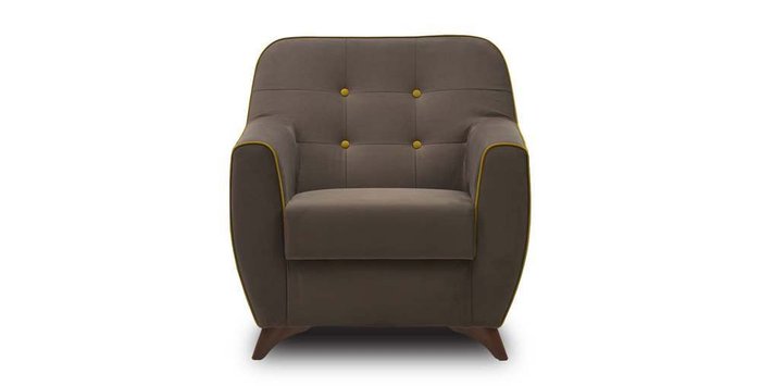 Кресло Элис коричневого цвета - купить Интерьерные кресла по цене 9730.0