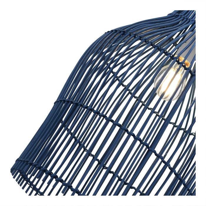 Светильник подвесной ST-Luce Черный/Синий E27 1*40W CESTA - лучшие Подвесные светильники в INMYROOM