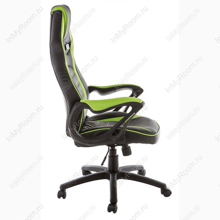 Компьютерное кресло Monza черно-зеленого цвета - лучшие Офисные кресла в INMYROOM