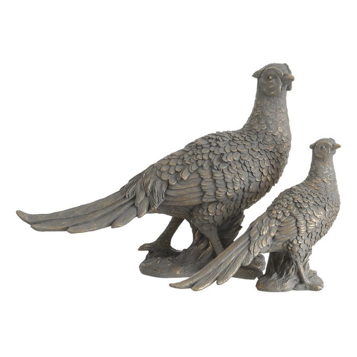 Статуэтка Peacock серого цвета - купить Фигуры и статуэтки по цене 3300.0