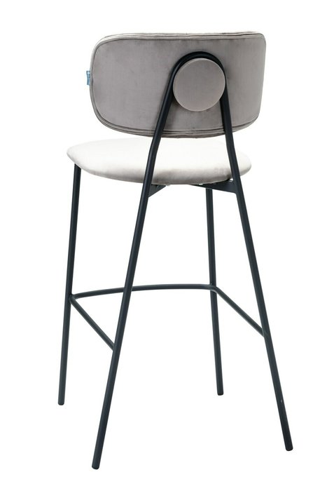 Барный стул Fendi серого цвета - лучшие Барные стулья в INMYROOM