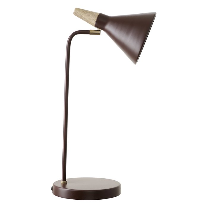 Лампа настольная Thor сливового цвета - купить Рабочие лампы по цене 10900.0