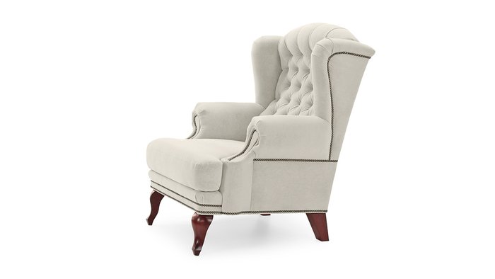 Кресло Стоколма 2 кремового цвета - лучшие Интерьерные кресла в INMYROOM