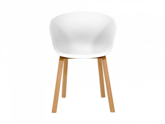 Стул пластиковый Paul белого цвета  - купить Обеденные стулья по цене 6490.0