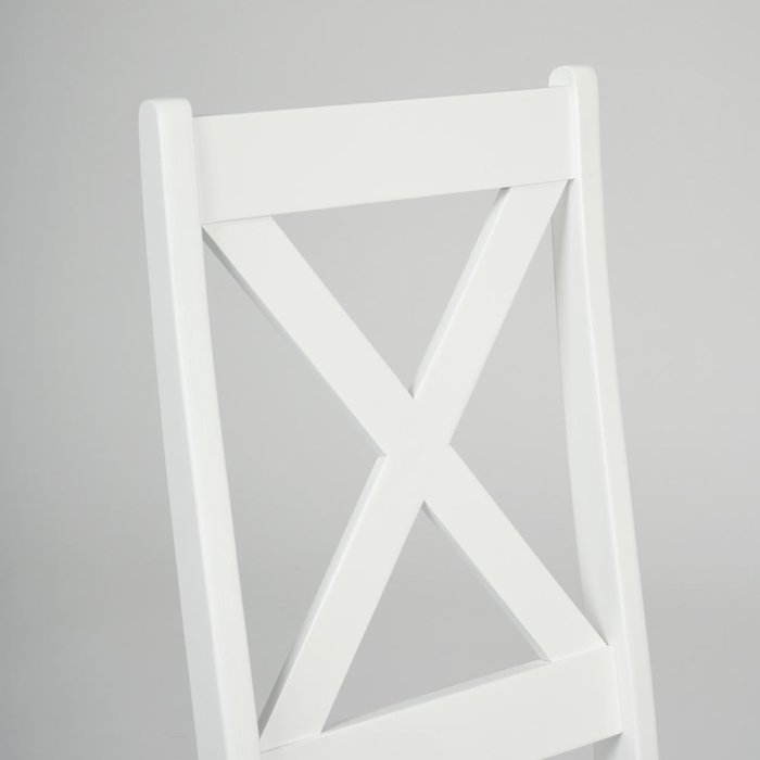 Комплект из двух стульев Crossman белого цвета - лучшие Обеденные стулья в INMYROOM