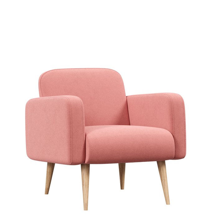 Кресло Уилбер светло-розового цвета