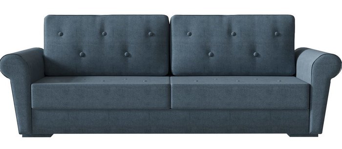 Диван-кровать прямой Челси синего цвета - лучшие Прямые диваны в INMYROOM