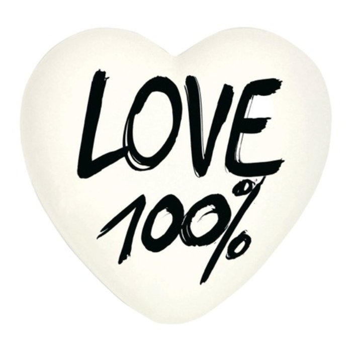 Комплект сердец "100% Love + Crosswords"