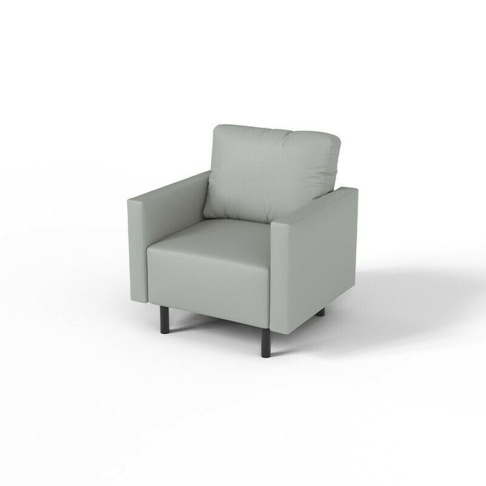 Кресло Сканди серого цвета (экокожа)