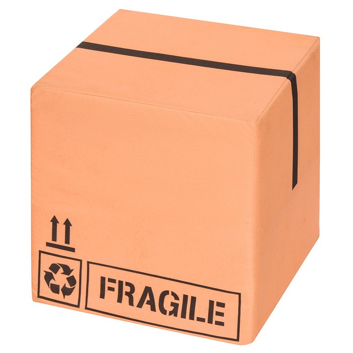 Пуф Box бежевого цвета - купить Бескаркасная мебель по цене 4090.0