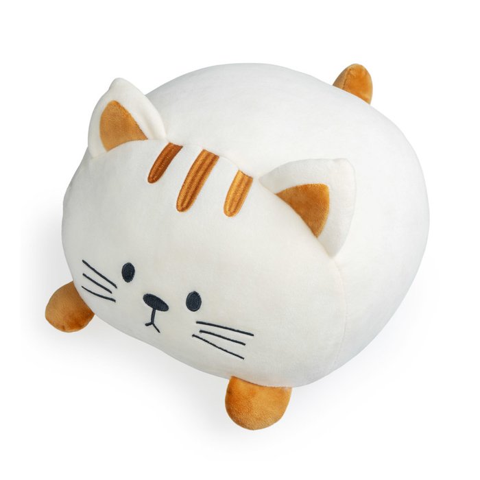 Подушка диванная Kitty белого цвета