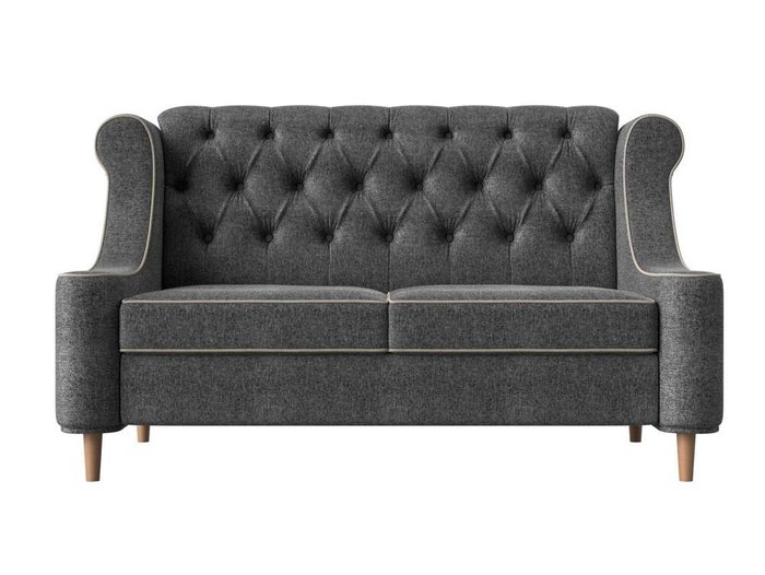 Прямой диван Бронкс серого цвета - купить Прямые диваны по цене 40999.0