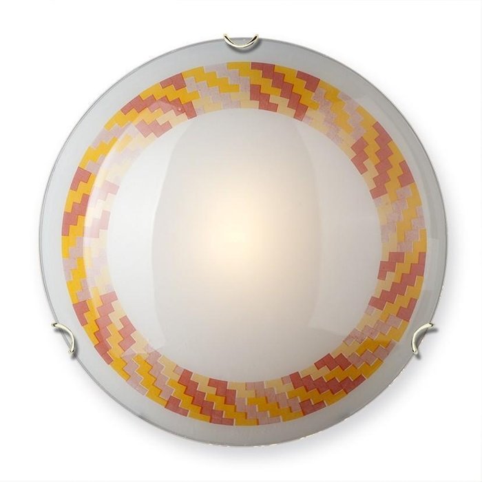 Настенно-потолочный светильник с плафоном из стекла