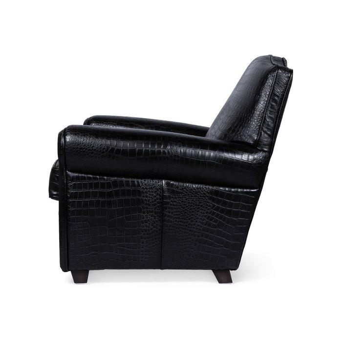 Кресло Crocobalto черного цвета - лучшие Интерьерные кресла в INMYROOM
