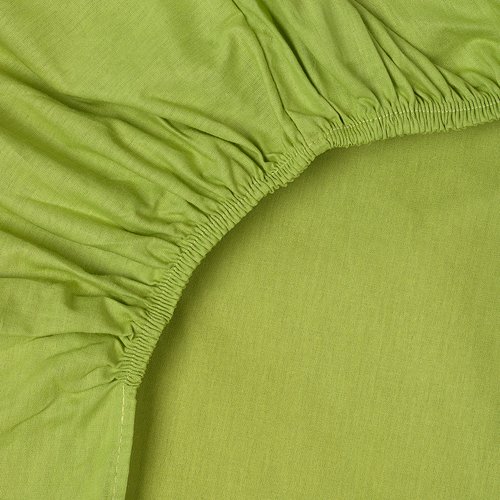 Простыня на резинке 'Цвет эмоций' 160х200х20, поплин, 100% хлопок, пл. 110 гр./кв. м., 'Лайм' Простыня на резинке 'Цвет эмоций' 160х200х20, поплин, 100% хлопок, пл. 110 гр./кв. м., 'Лайм'