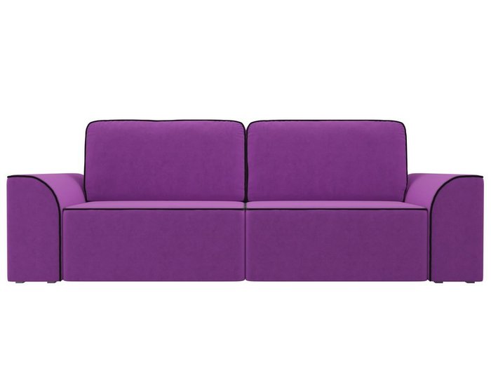 Прямой диван-кровать Вилсон фиолетового цвета - купить Прямые диваны по цене 49990.0