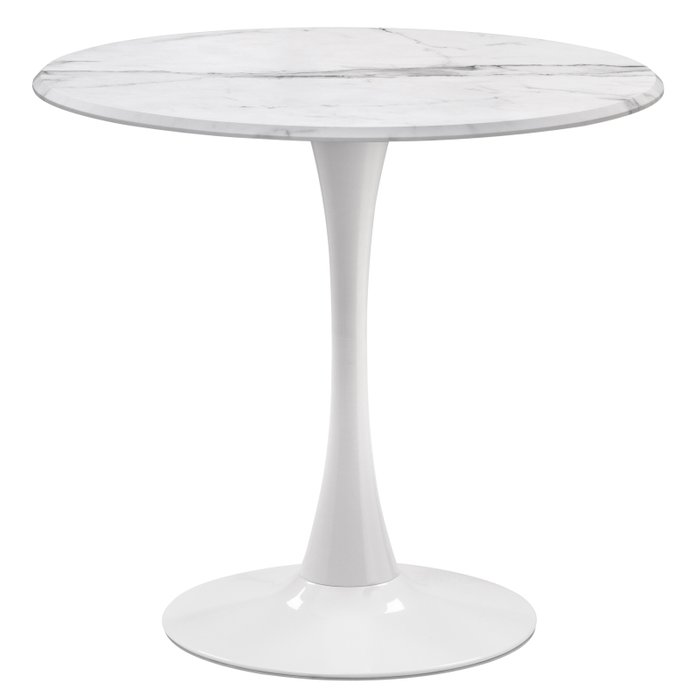 Обеденный стол Tulip 80х80 белого цвета